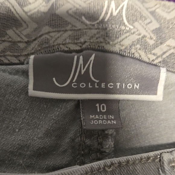 JM Collection High Rise Jeans - Gray - Picture 2 of 8